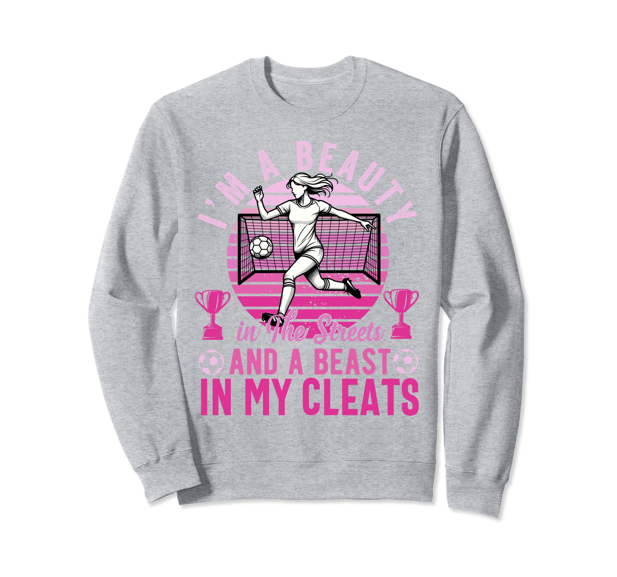 Im Beauty Streets Soccer Sweatshirt - Casual Everyday Wear for Adults - T-Shirt, Sweatshirt, Hoodie