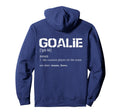 Hockey Goalie Gear Soccer Goalkeeper Hoodie - Unique Graphic for Adults - T-Shirt, Sweatshirt, Hoodie