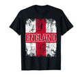 England Flag Distressed England T-Shirt - Custom Art Print Men Women - T-Shirt, Sweatshirt, Hoodie
