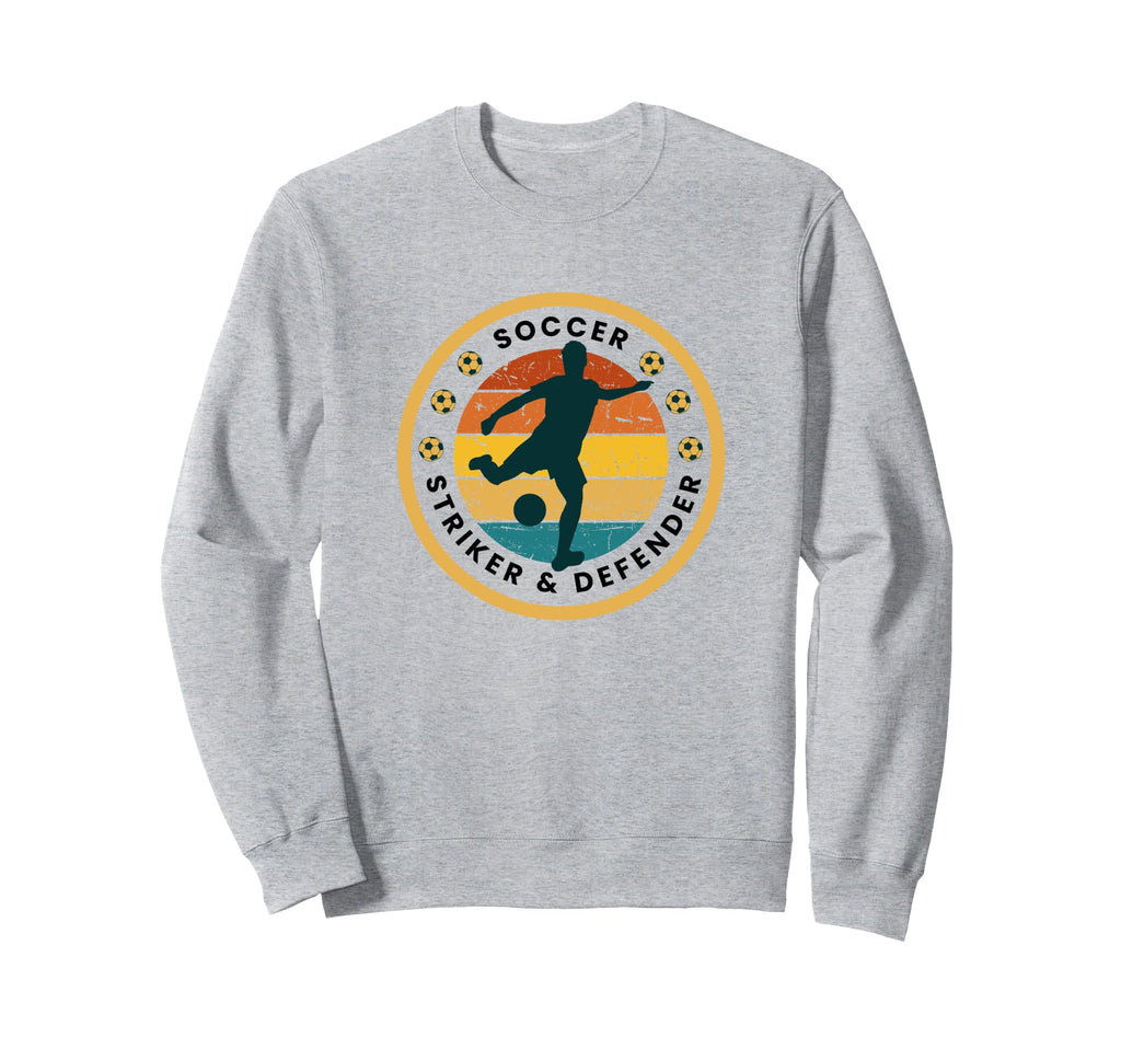 Soccer Silhouette Present Players Sweatshirt - Fun Novelty Design Men Women - T-Shirt, Sweatshirt, Hoodie