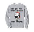 Sushi And Soccer Funny I Love Soccer Sweatshirt - Graphic Print for Adults - T-Shirt, Sweatshirt, Hoodie