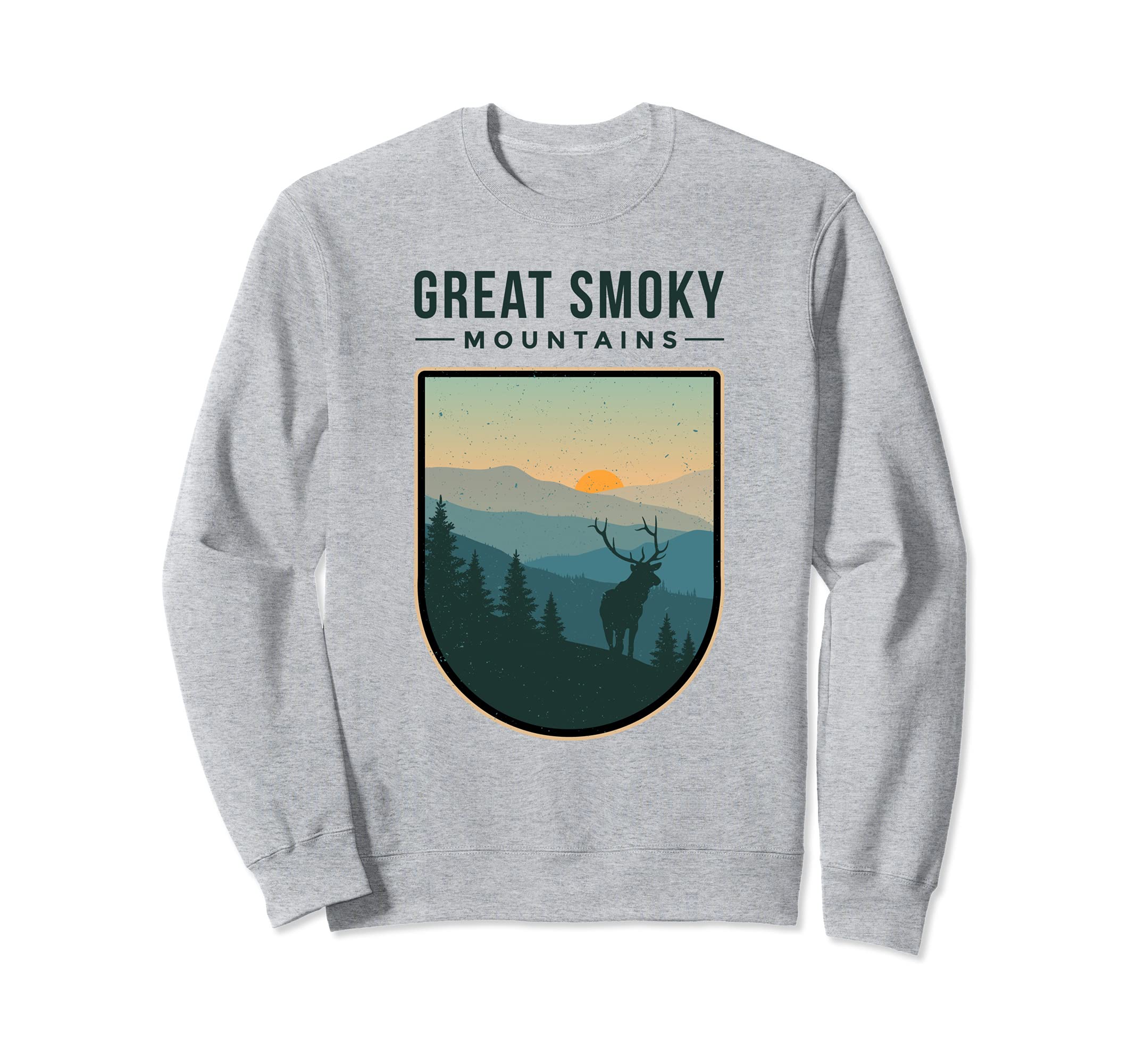 Great Smoky Mountains Deer Sweatshirt - Streetwear Style Men Women - T-Shirt, Sweatshirt, Hoodie