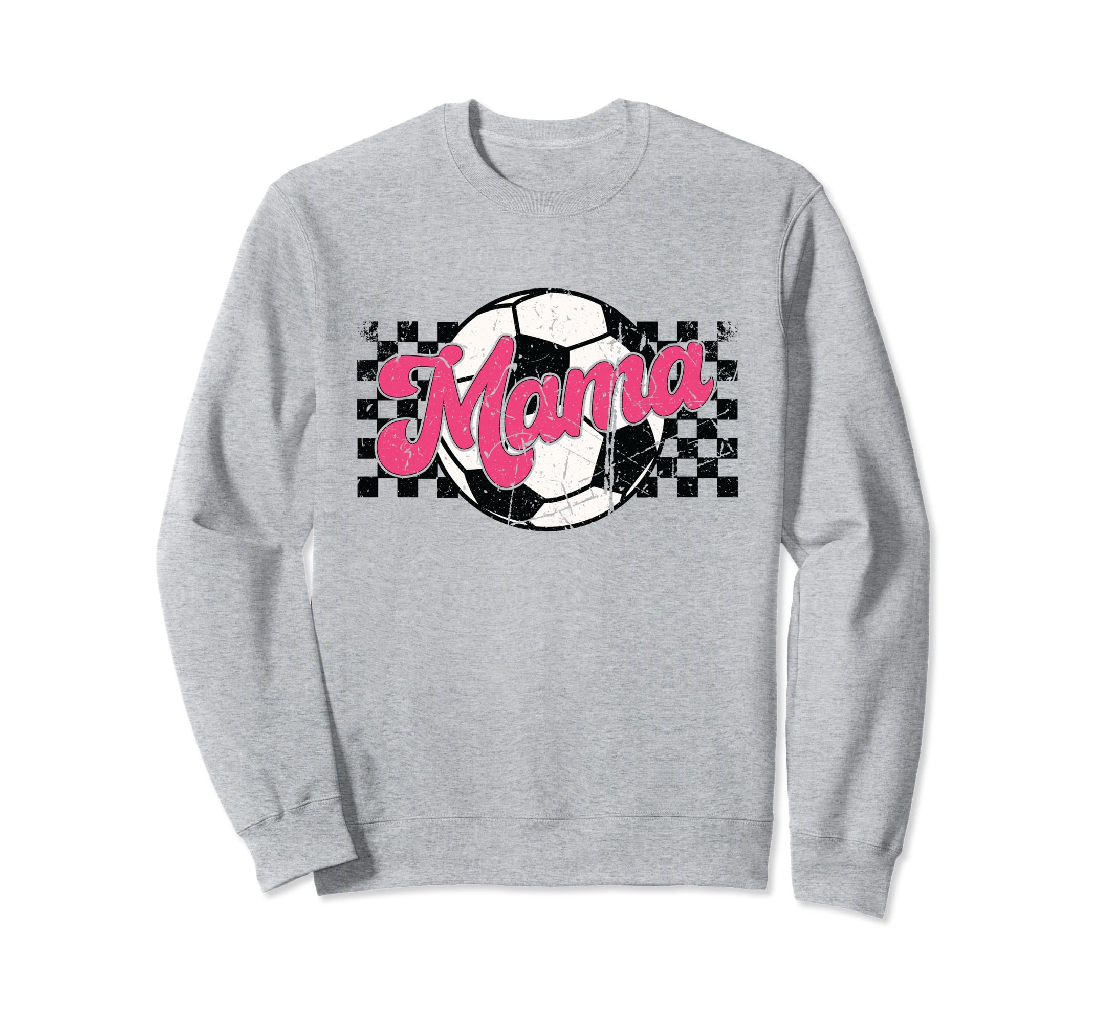 Soccer Mama Checkered Funny Sporty Sweatshirt - Streetwear Style Men Women - T-Shirt, Sweatshirt, Hoodie