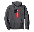 American Flag Soccer Rustic Hoodie - Casual Everyday Wear Unisex - T-Shirt, Sweatshirt, Hoodie
