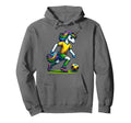 Footballer Unicorn Fans Soccer Team Hoodie - Unique Graphic for Adults - T-Shirt, Sweatshirt, Hoodie