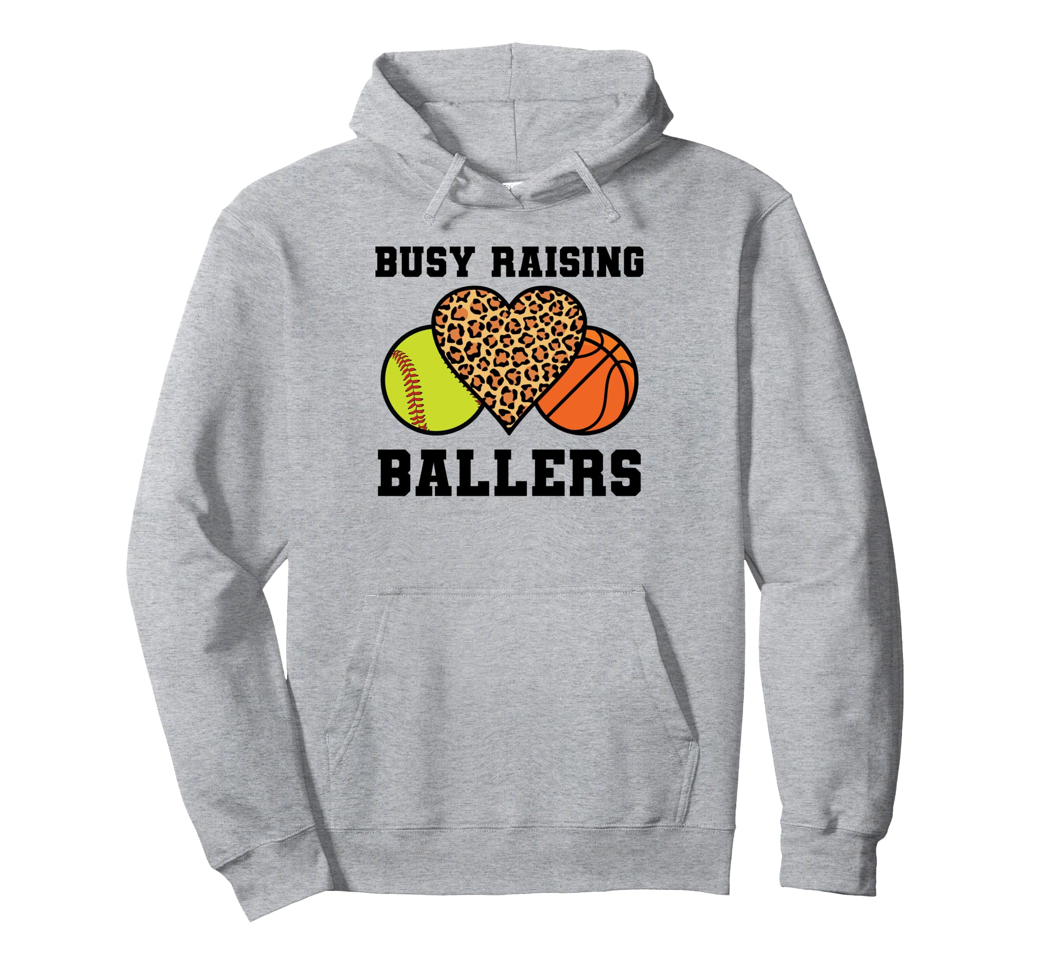 Busy Raising Ballers Softball Hoodie - Aesthetic Graphic Unisex - T-Shirt, Sweatshirt, Hoodie