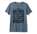 Funny Referee Soccer Football Sports T-Shirt - Custom Art Print Men Women - T-Shirt, Sweatshirt, Hoodie