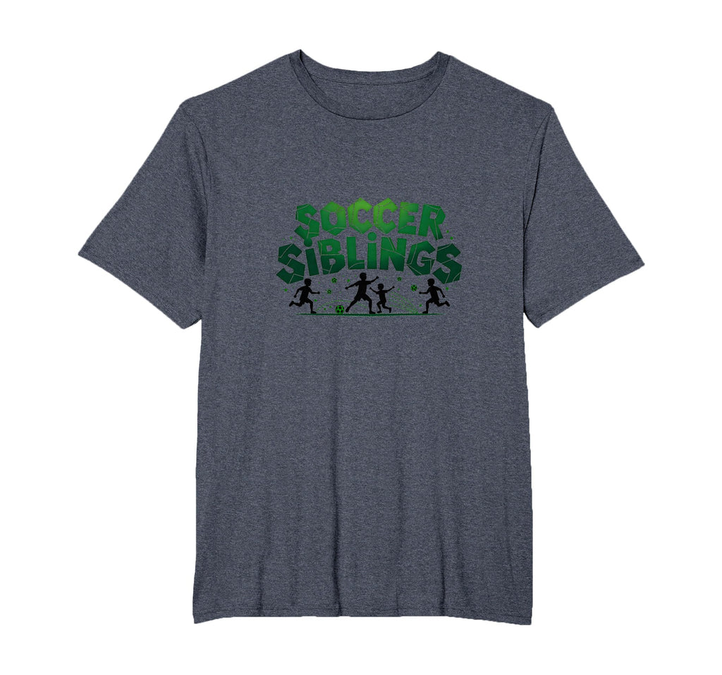 Soccer Siblings Family Teamwork T-Shirt - Aesthetic Graphic for Adults - T-Shirt, Sweatshirt, Hoodie