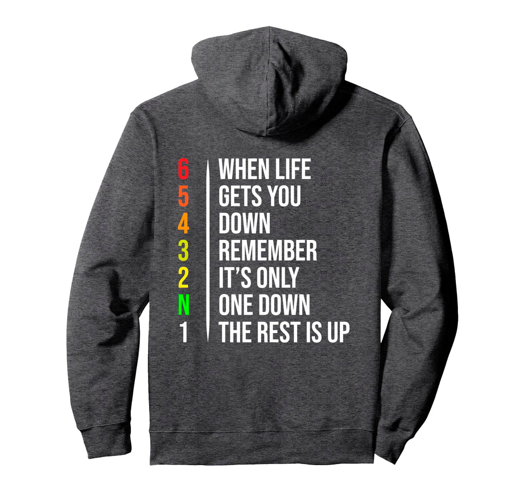 Motorbike Motorcycle Gears When Life Hoodie - Casual Everyday Wear Unisex - T-Shirt, Sweatshirt, Hoodie