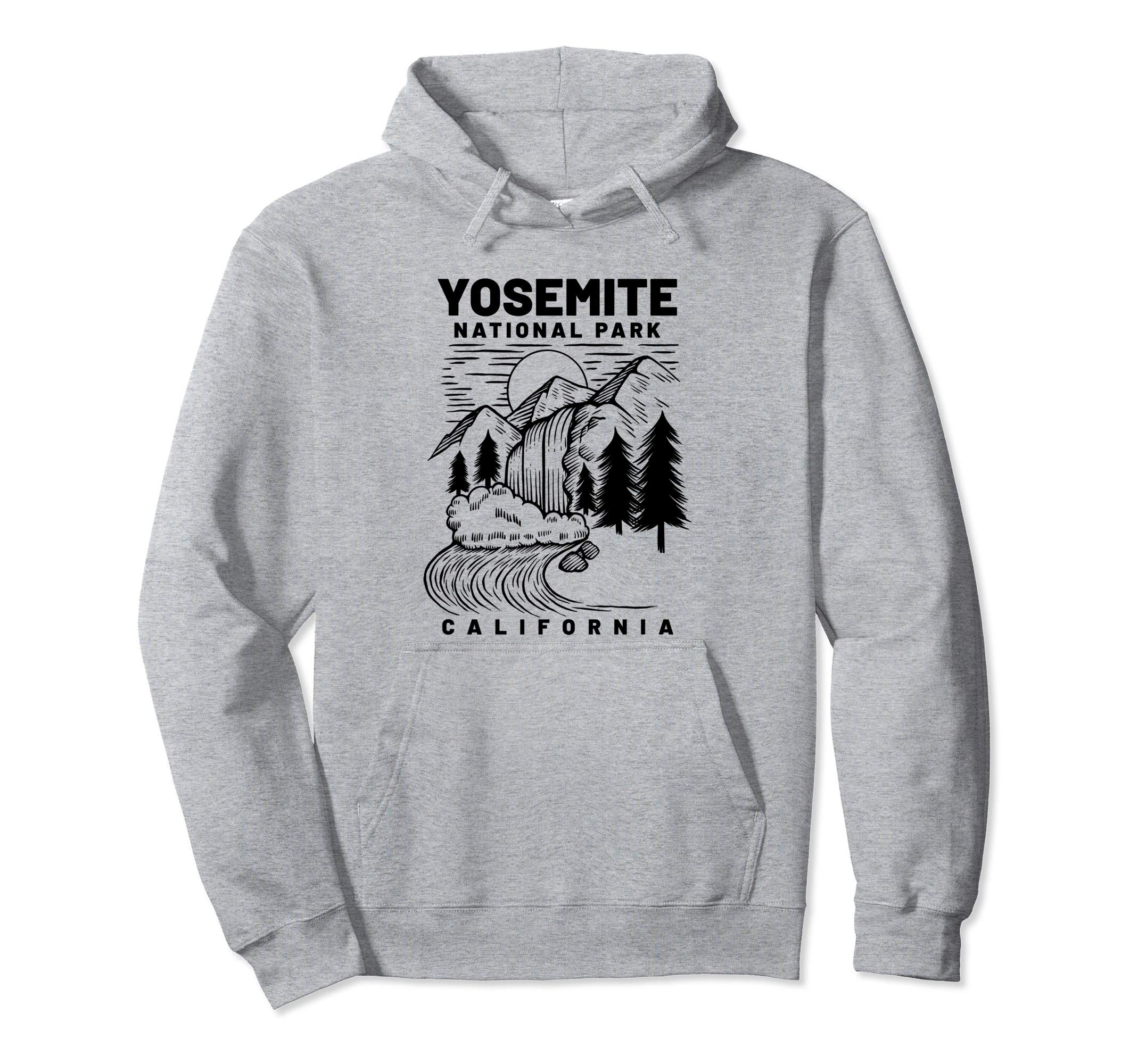 Yosemite National Park California Hoodie - Custom Art Print for Adults - T-Shirt, Sweatshirt, Hoodie