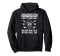 Funny Ice Hockey Defenseman Goalkeeper Hoodie - Graphic Print for Adults - T-Shirt, Sweatshirt, Hoodie