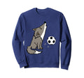 Smileteesanima Funny Wolf Playing Sweatshirt - Custom Art Print Men Women - T-Shirt, Sweatshirt, Hoodie