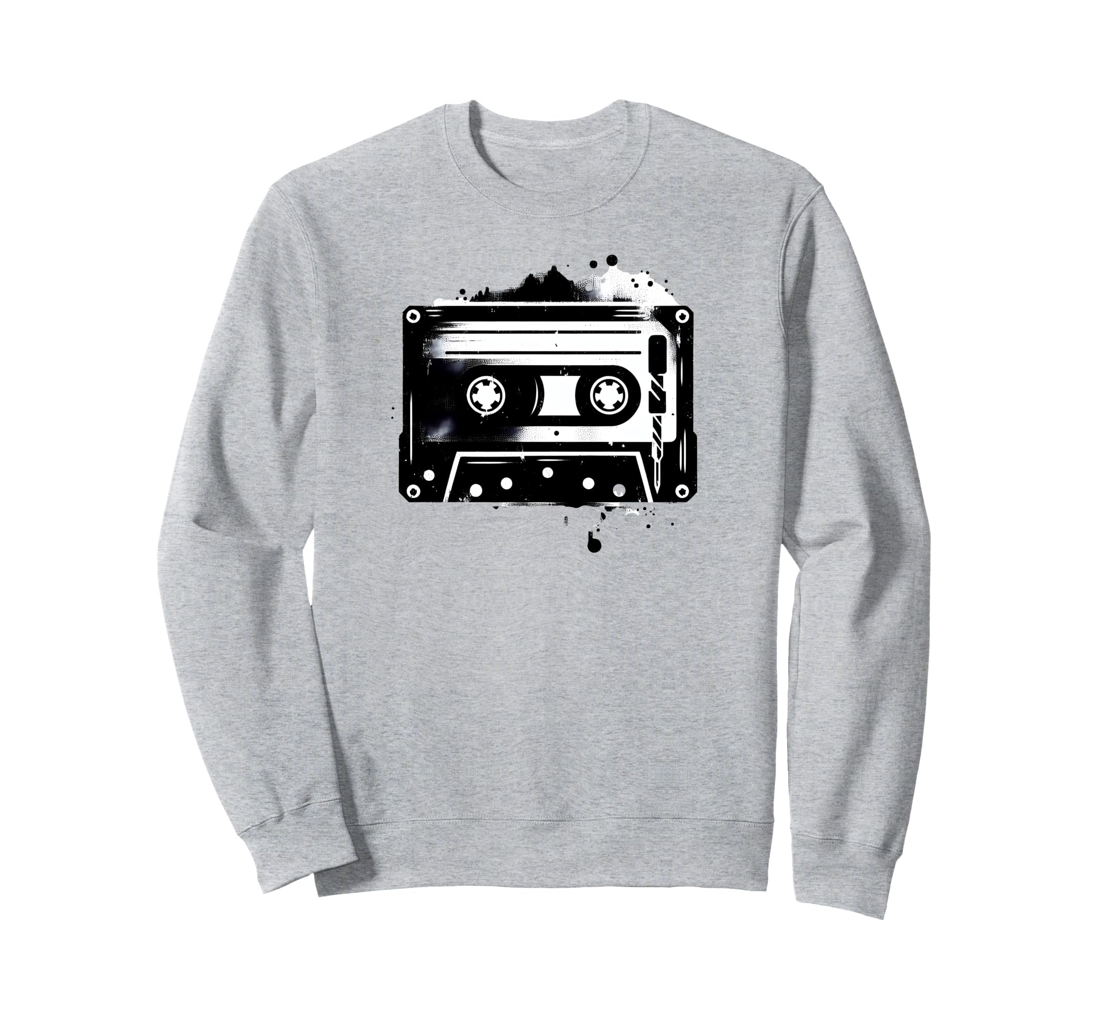 Music Art Music Cassette Tape Sweatshirt - Casual Everyday Wear Men Women - T-Shirt, Sweatshirt, Hoodie