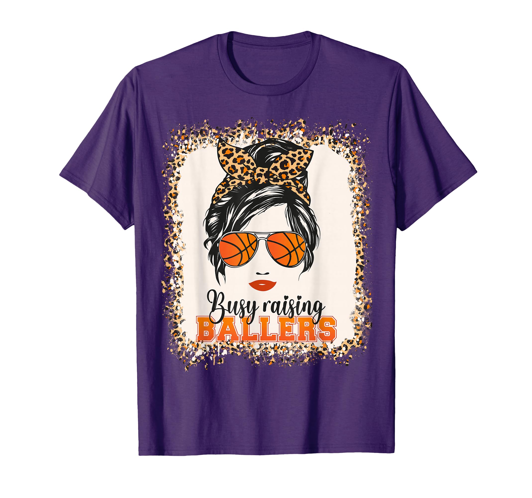 Busy Raising Ballers Basketball Mom T-Shirt - Minimalist Print Men Women - T-Shirt, Sweatshirt, Hoodie