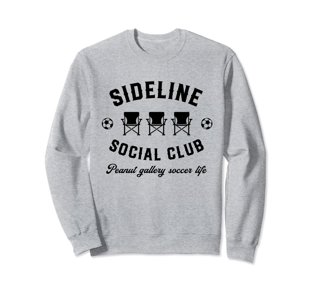 Sideline Social Club Peanut Sweatshirt - Minimalist Print for Adults - T-Shirt, Sweatshirt, Hoodie