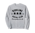 Sideline Social Club Peanut Sweatshirt - Minimalist Print for Adults - T-Shirt, Sweatshirt, Hoodie