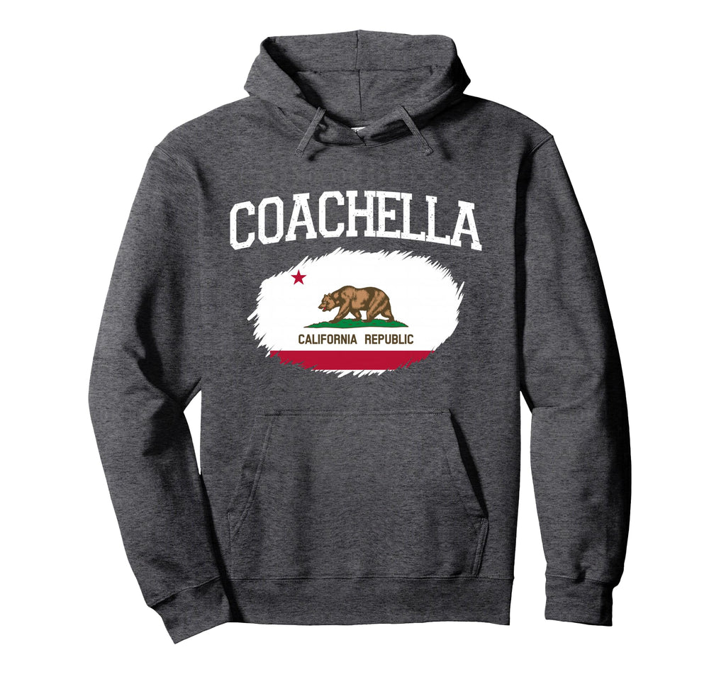 Coachella Ca California Flag Usa Sports Hoodie - Trendy Graphic Unisex - T-Shirt, Sweatshirt, Hoodie