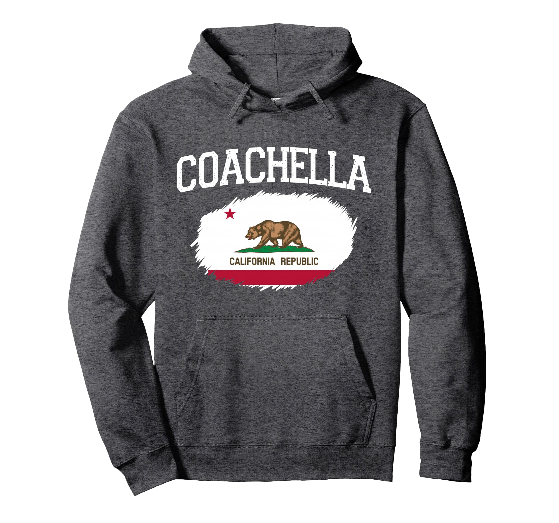 Coachella Ca California Flag Usa Sports Hoodie - Trendy Graphic Unisex - T-Shirt, Sweatshirt, Hoodie
