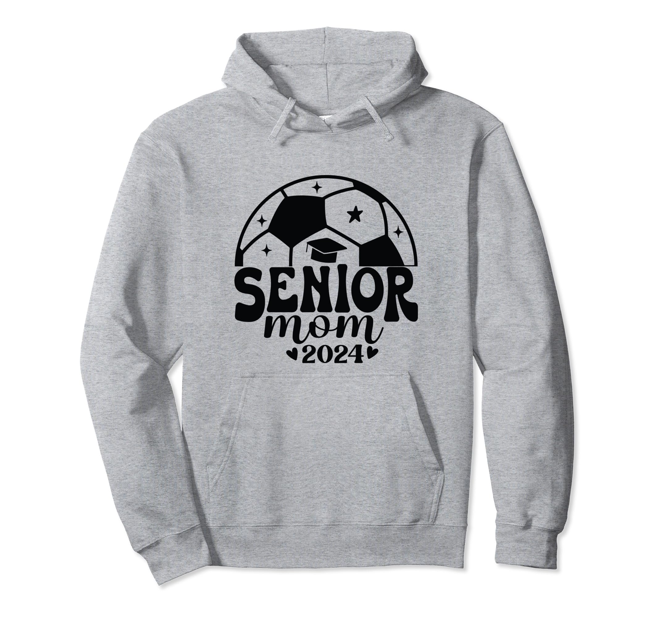 Senior Soccer Mom 2024 And Soccer Hoodie - Streetwear Style for Adults - T-Shirt, Sweatshirt, Hoodie