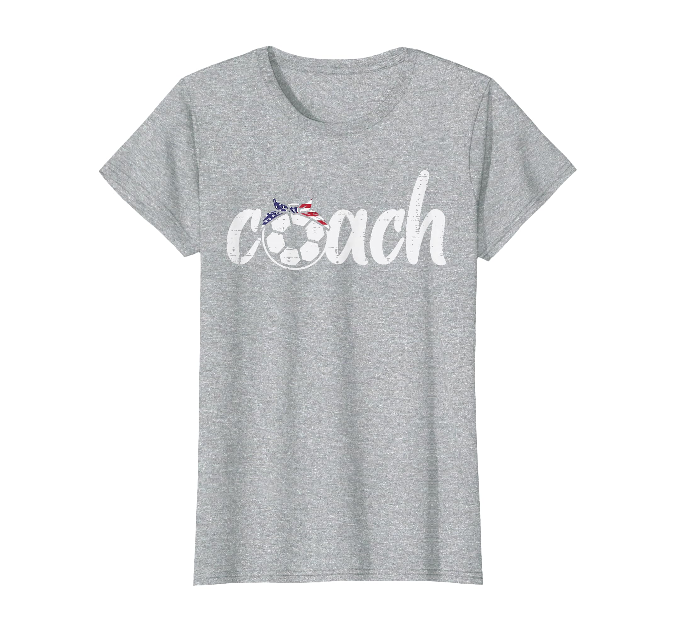 Coach Soccer American Flag Bandana T-Shirt - Graphic Print for Adults - T-Shirt, Sweatshirt, Hoodie