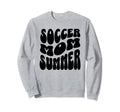 Soccer Mom Summer Groovy Mothers Sweatshirt - Minimalist Print Men Women - T-Shirt, Sweatshirt, Hoodie