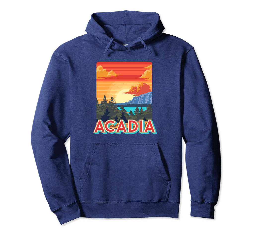 Acadia National Park Maine Park Sunset Hoodie - Streetwear Style Men Women - T-Shirt, Sweatshirt, Hoodie