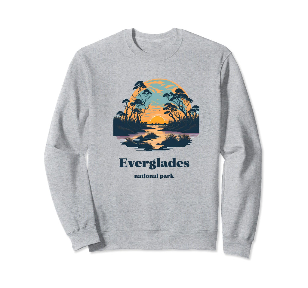 Everglades National Park Florida Sweatshirt - Minimalist Print Unisex - T-Shirt, Sweatshirt, Hoodie