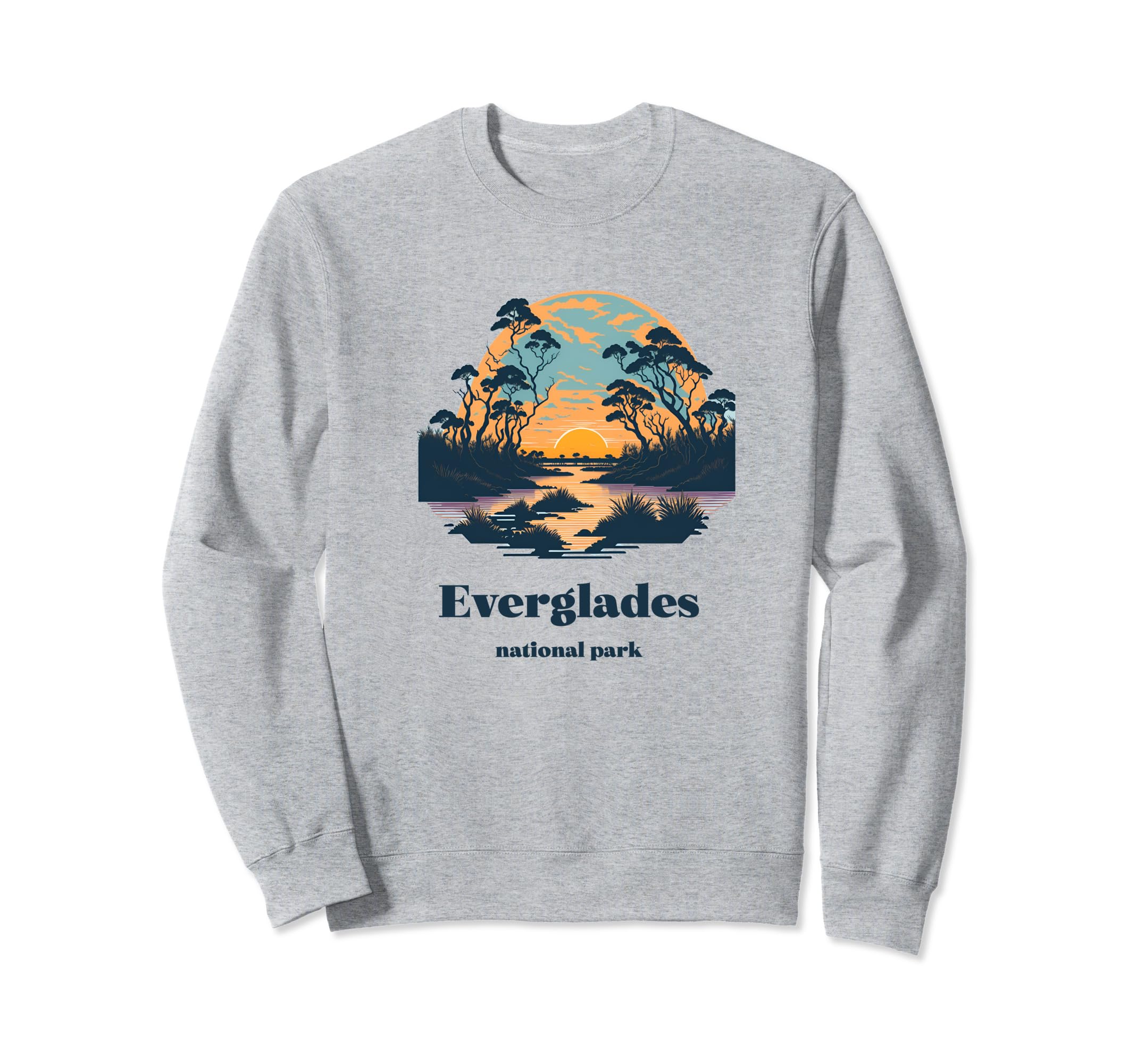 Everglades National Park Florida Sweatshirt - Minimalist Print Unisex - T-Shirt, Sweatshirt, Hoodie