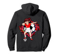 Dabbing Soccer Singapore Jersey Hoodie - Fun Novelty Design for Adults - T-Shirt, Sweatshirt, Hoodie