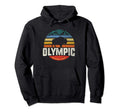 Olympic National Park Washington Hoodie - Fun Novelty Design for Adults - T-Shirt, Sweatshirt, Hoodie