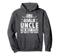 Hockey Goalie Uncle Best Title Hoodie - Casual Everyday Wear for Adults - T-Shirt, Sweatshirt, Hoodie