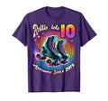 Birthday Roller Skating 10Th Rollin T-Shirt - Unique Graphic for Adults - T-Shirt, Sweatshirt, Hoodie