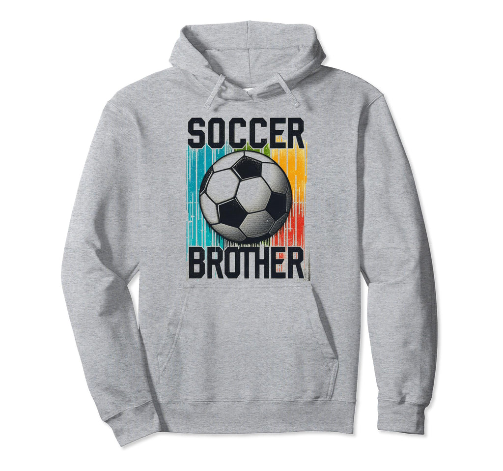 Soccer Brother Family Matching Team Hoodie - Minimalist Print for Adults - T-Shirt, Sweatshirt, Hoodie