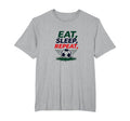 Eat Sleep Soccer Repeat Funny Sports T-Shirt - Aesthetic Graphic Men Women - T-Shirt, Sweatshirt, Hoodie