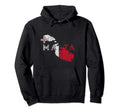 Maltese Map And Flag Distressed Malta Hoodie - Trendy Graphic Men Women - T-Shirt, Sweatshirt, Hoodie