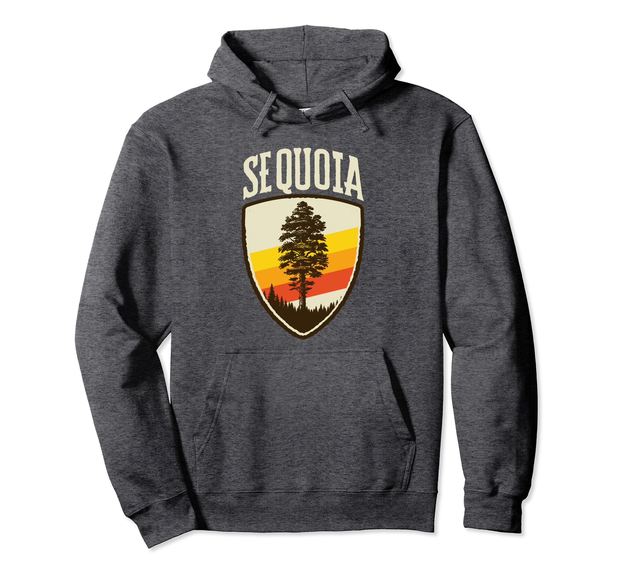 Sequoia National Park Outdoor Badge Hoodie - Fun Novelty Design Men Women - T-Shirt, Sweatshirt, Hoodie