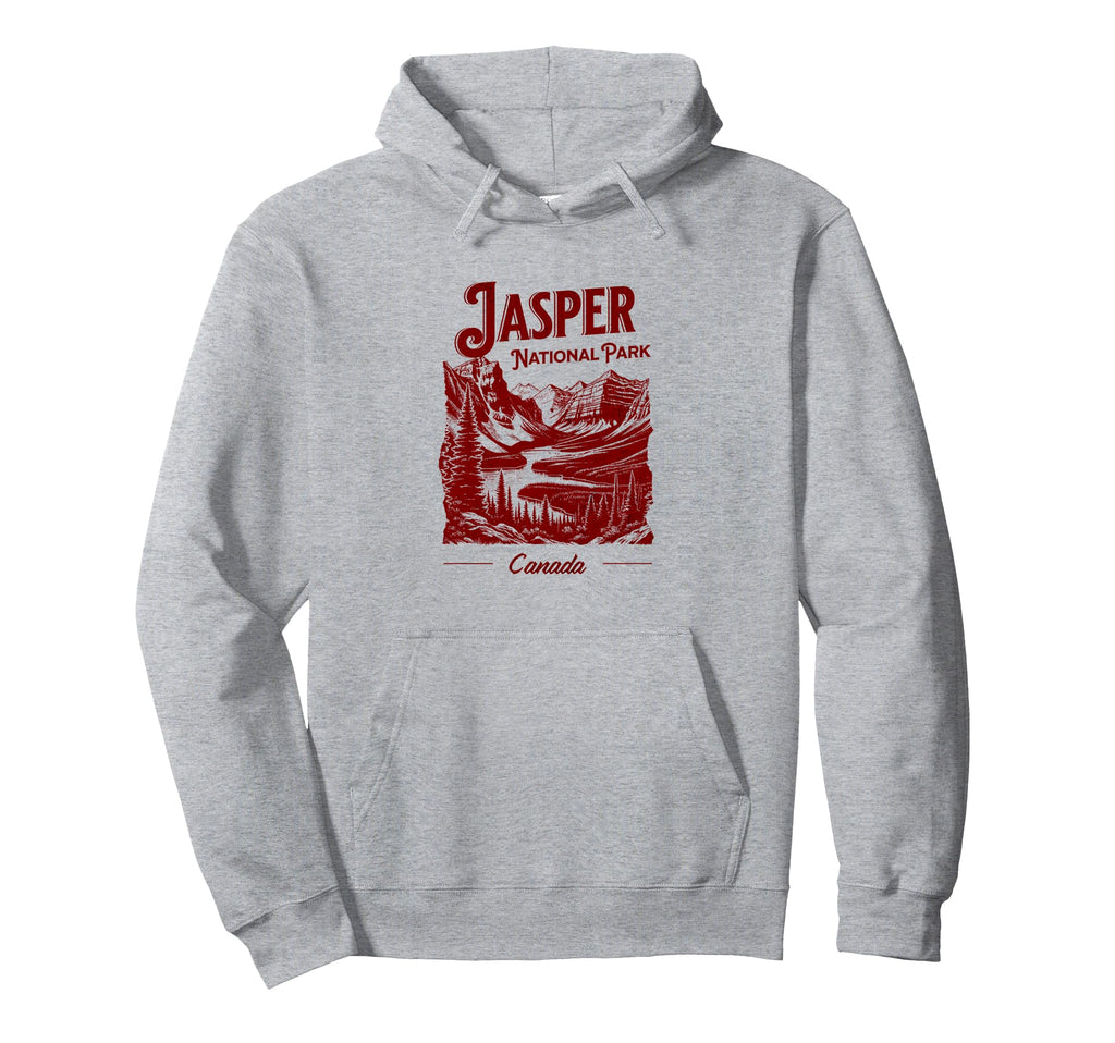 Jasper National Parks Canada Souvenir Hoodie - Novelty Apparel Unisex - T-Shirt, Sweatshirt, Hoodie