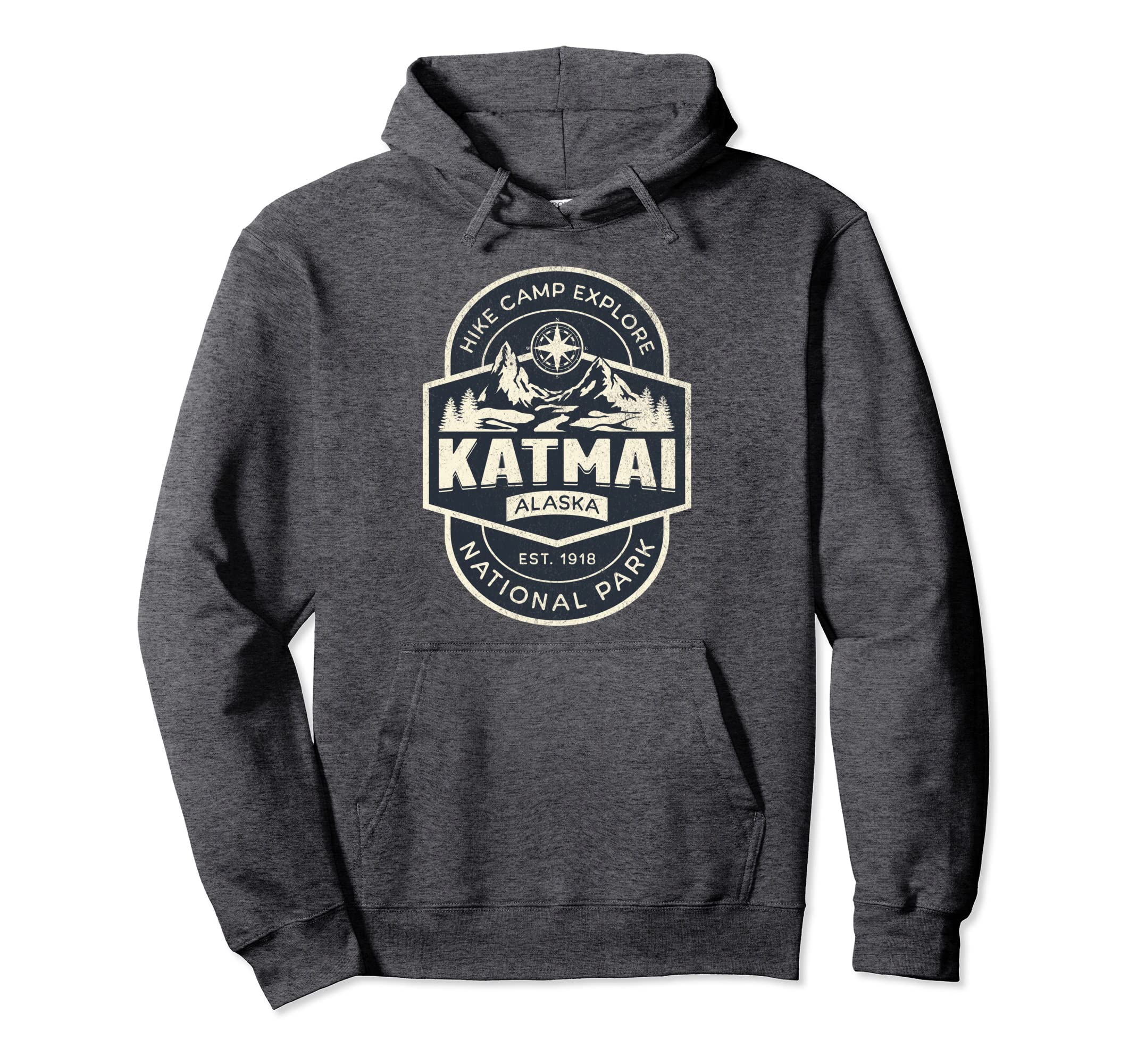 Katmai National Park Alaska Usa Outdoor T-Shirt - Graphic Print Men Women - T-Shirt, Sweatshirt, Hoodie