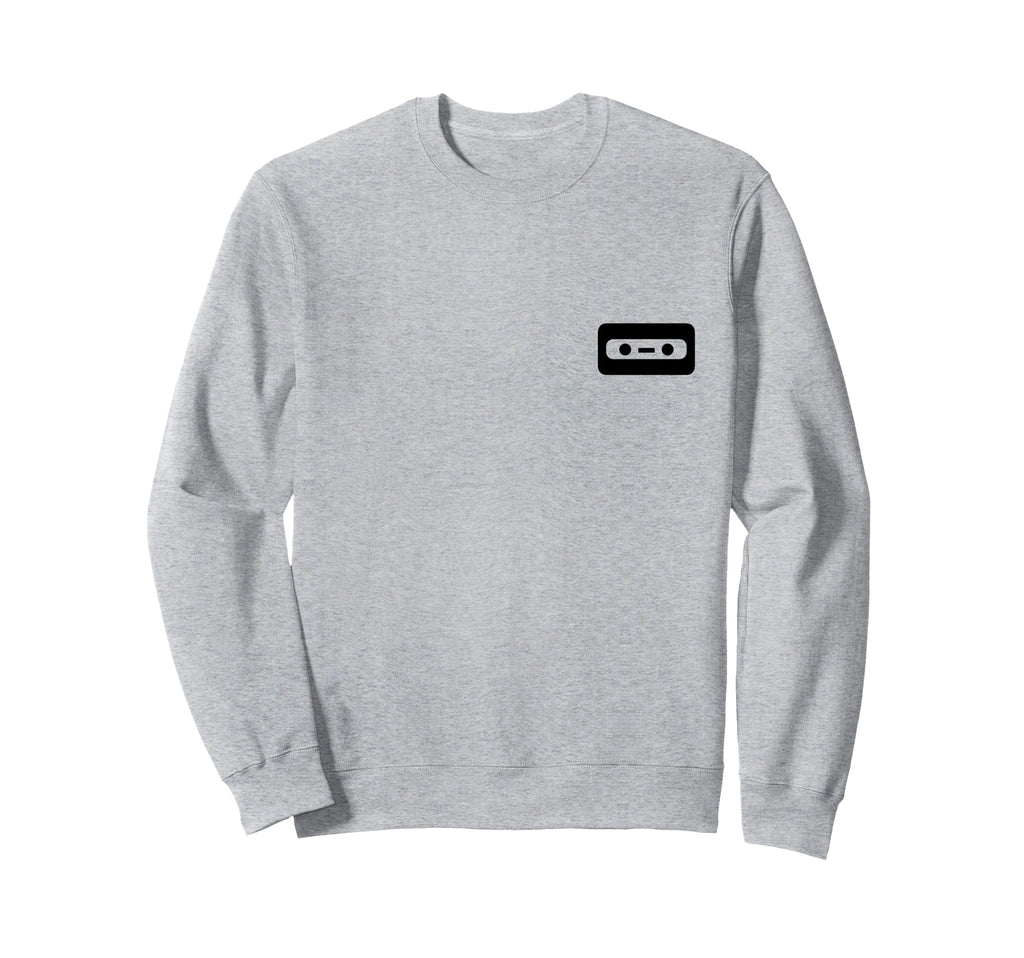 Cassette Tape Minimalist 90S Sweatshirt - Aesthetic Graphic for Adults - T-Shirt, Sweatshirt, Hoodie