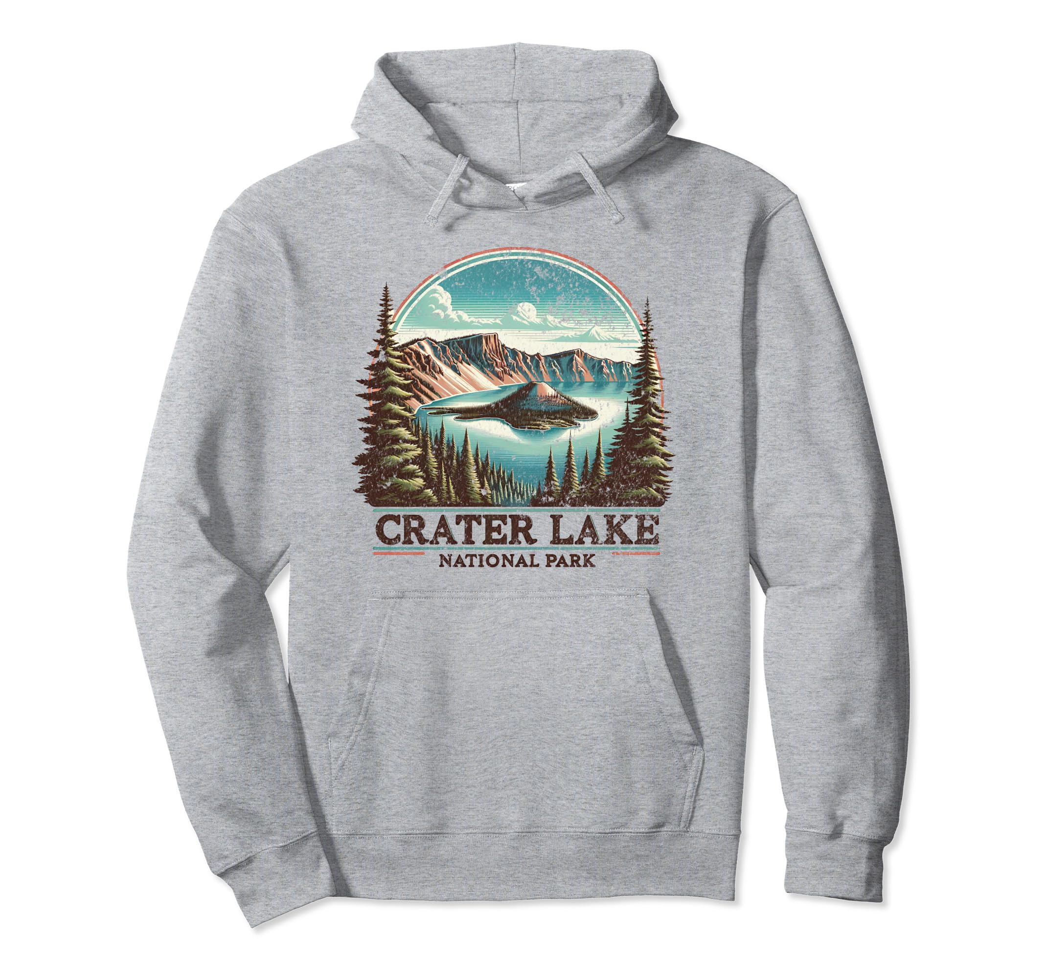 Crater Lake National Park Oregon Usa Sweatshirt - Graphic Print Men Women - T-Shirt, Sweatshirt, Hoodie