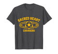Sacred Heart Chargers Soccer Ball T-Shirt - Aesthetic Graphic for Adults - T-Shirt, Sweatshirt, Hoodie