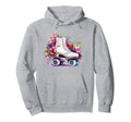 Aesthetic Vaporwave Teens Roller Skate Hoodie - Graphic Print Unisex - T-Shirt, Sweatshirt, Hoodie
