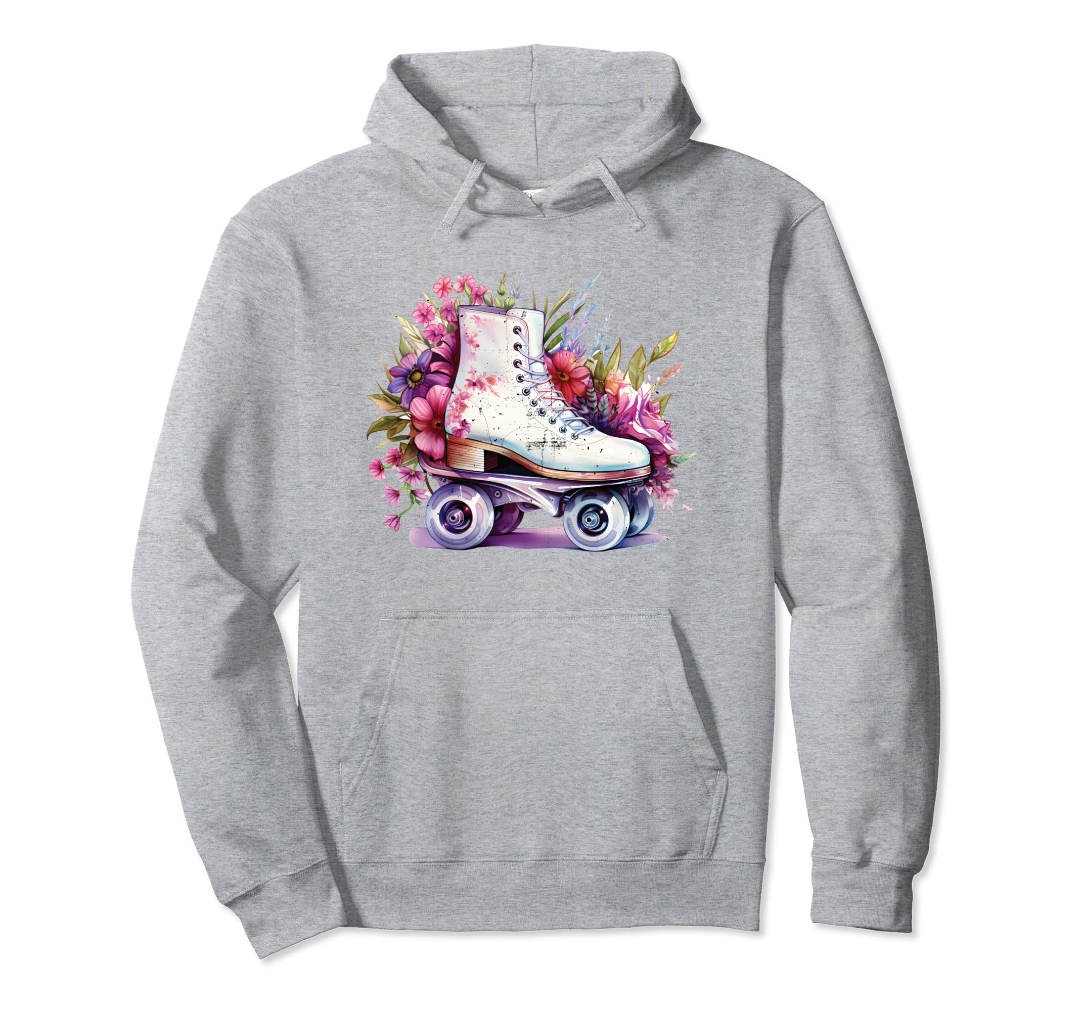 Aesthetic Vaporwave Teens Roller Skate Hoodie - Graphic Print Unisex - T-Shirt, Sweatshirt, Hoodie