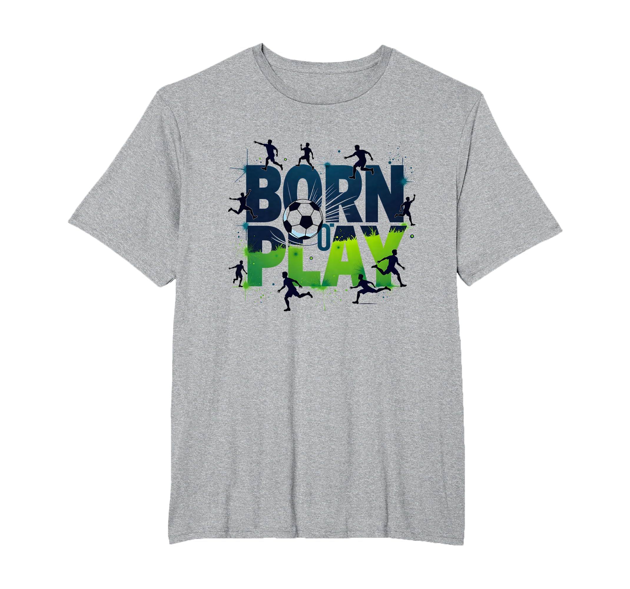 Born To Play Soccer Athlete Passion T-Shirt - Custom Art Print Men Women - T-Shirt, Sweatshirt, Hoodie
