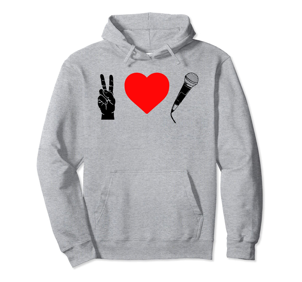 Peace Love Hip Hop Old School Rap Hoodie - Aesthetic Graphic for Adults - T-Shirt, Sweatshirt, Hoodie