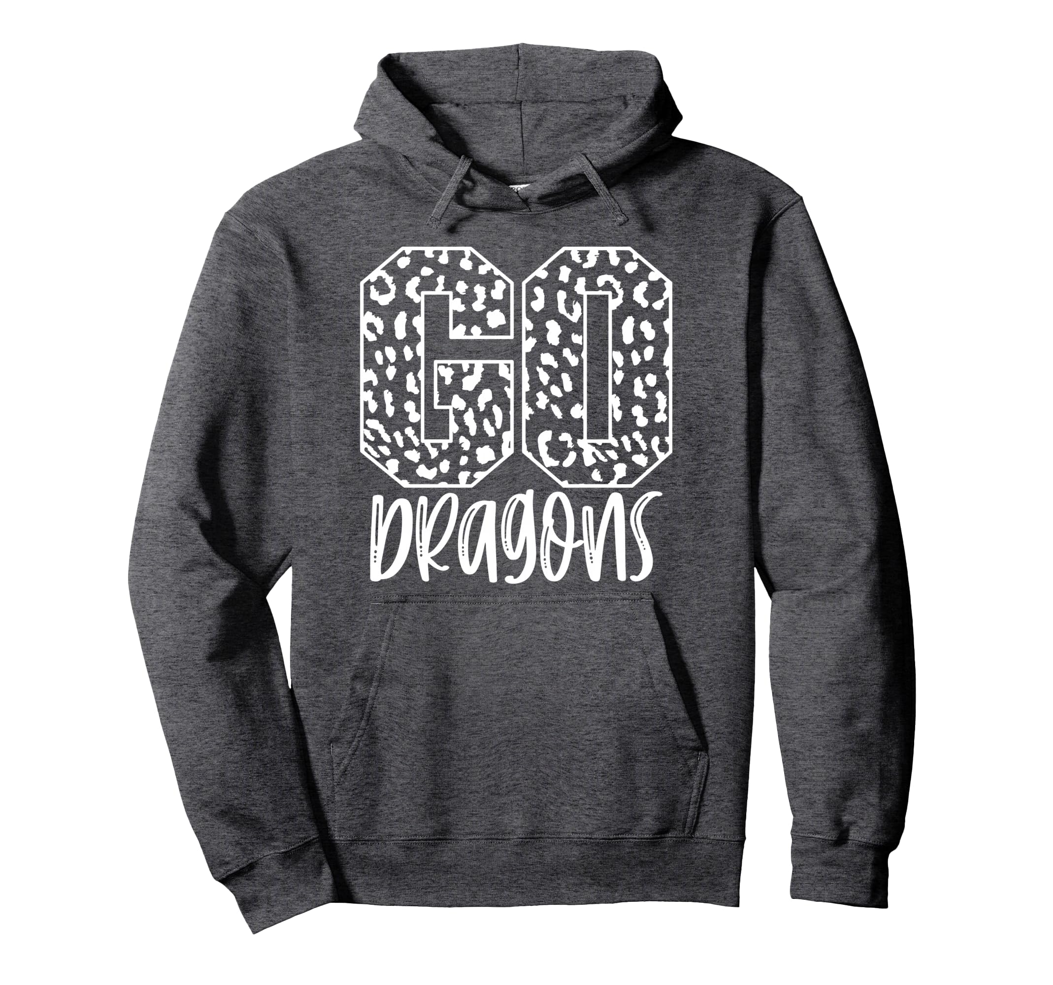 Dragons Team Mascot School Spirit Game Hoodie - Minimalist Print Unisex - T-Shirt, Sweatshirt, Hoodie