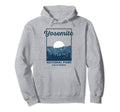 Yosemite National Park Night Moon Stars Hoodie - Novelty Apparel Unisex - T-Shirt, Sweatshirt, Hoodie