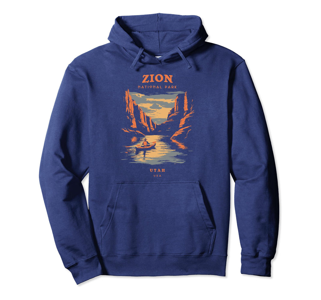 Zion National Park Utah Hoodie - Aesthetic Graphic for Adults - T-Shirt, Sweatshirt, Hoodie