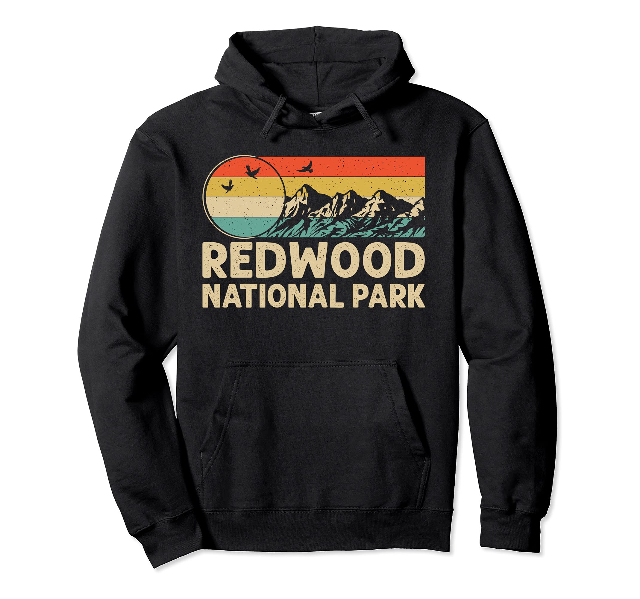 Hiking Camping Lover Redwood National Hoodie - Unique Graphic for Adults - T-Shirt, Sweatshirt, Hoodie