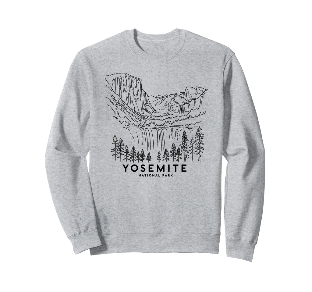 Yosemite Falls California National Sweatshirt - Streetwear Style Unisex - T-Shirt, Sweatshirt, Hoodie